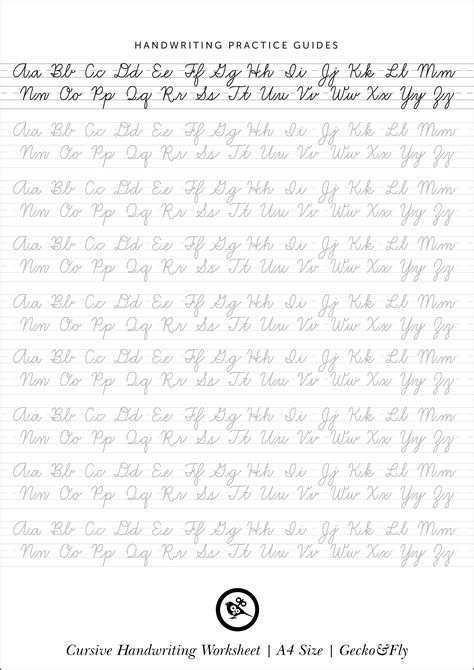 Make Your Own Cursive Handwriting Worksheets