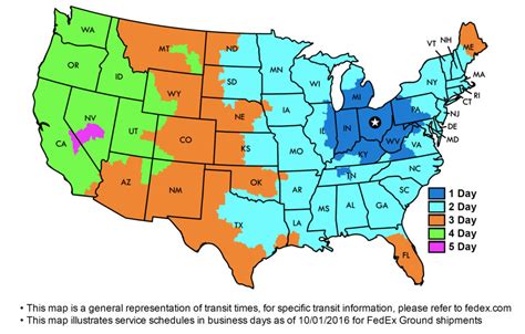 FedEx_Ground-Shipping-Zones - FramedIt