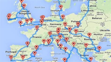 Data Scientist Computes the Ultimate European Road Trip | Mental Floss