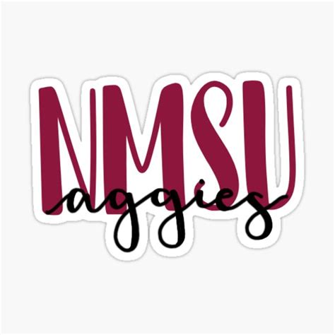 "NMSU Aggies " Sticker for Sale by Jaynepollock | Redbubble