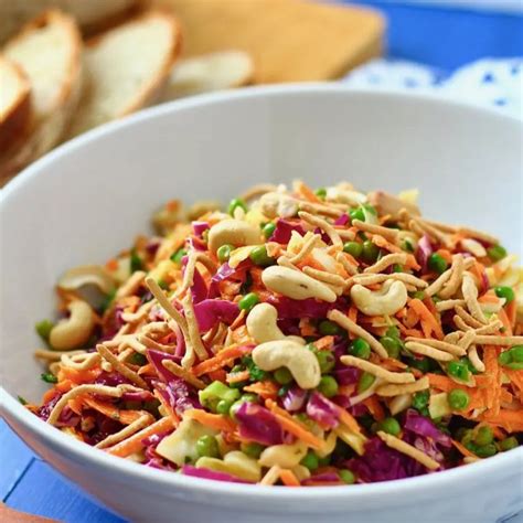 Chicken Cashew Crunch Salad with Sesame Dressing - Island Bakes