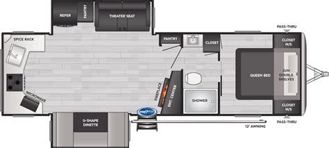 Rear Kitchen Travel Trailer Floorplans | Dandk Organizer