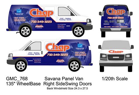 Van Wrap Templates