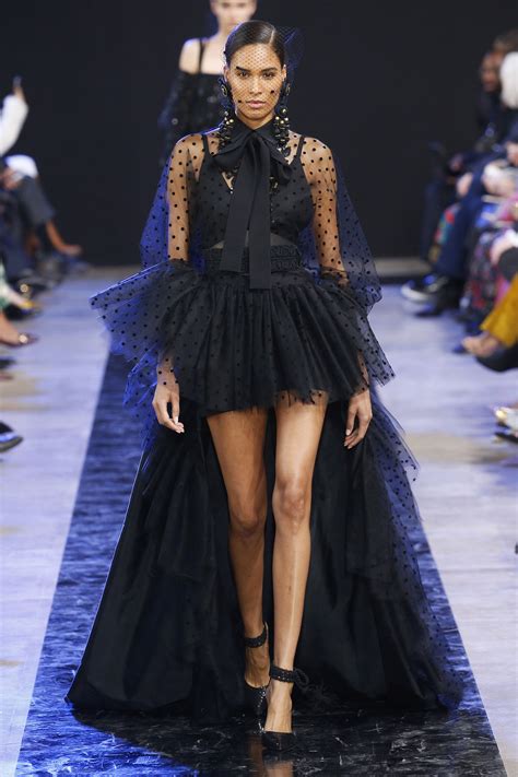 Black Runway Fashion Models