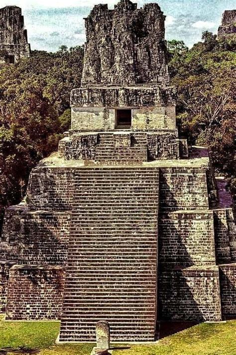 Mayan Temple in Tikal National Park