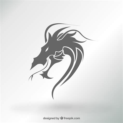 Premium Vector | Dragon logo