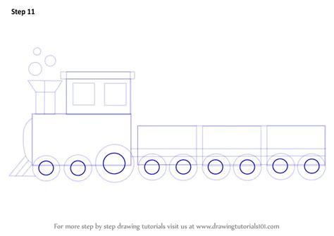 How to Draw a Train for Kids (Trains) Step by Step ...