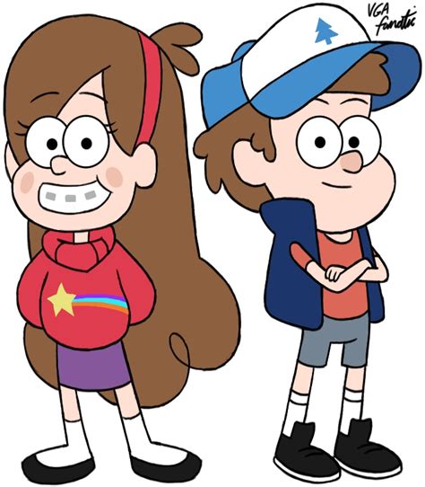 Dipper and Mabel by VGAfanatic on DeviantArt