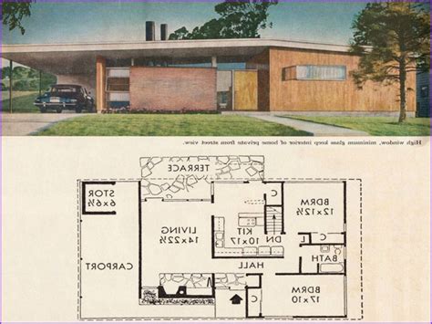 Mid Century Modern Ranch House Plans - House Plans