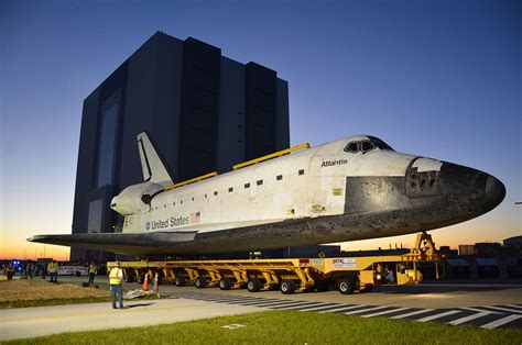 Space Shuttle Atlantis Leaves on Last Move for Museum Display | Space