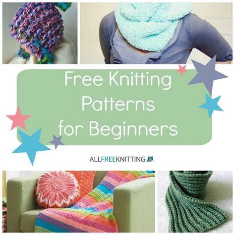 Knitting For Beginners: 54 Easy Knitting Patterns | AllFreeKnitting.com