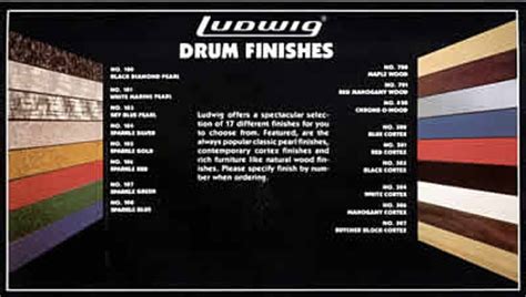 Vintage Snare Drums online Ludwig Drum Finishes - Vintage Ludwig ...