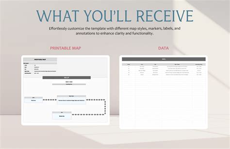 Printable Map Template | Template.net