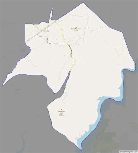 Map of Vallecito CDP