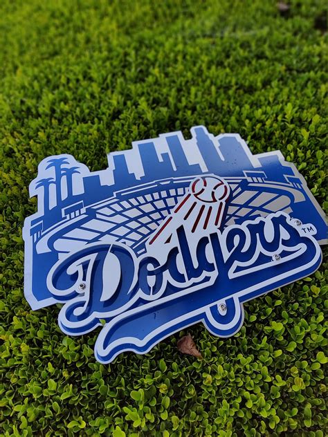 Dodgers Fan Art. Wall Decor Man Cave LA - Etsy