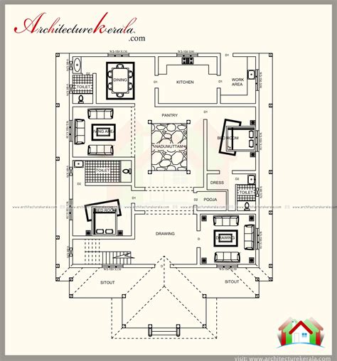 Traditional House Design Kerala Style - Under Asia