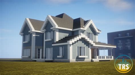 Realistic Home | TRS Minecraft Project | Minecraft houses, Modern ...