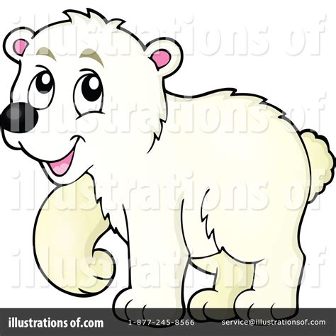 Polar Bear Clipart #1375002 - Illustration by visekart