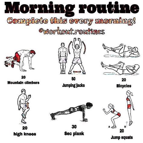 Exercise Routine: Daily Exercise Routine At Home