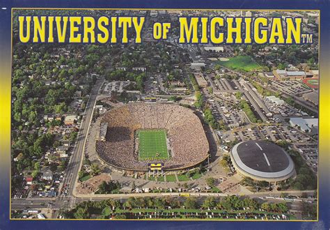 Michigan Stadium, Ann Arbor, Michigan | My collection of Postcards from ...