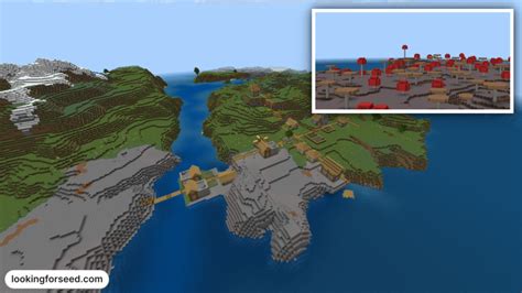 Mushroom Island Seeds for Minecraft Bedrock | Lookingforseed.com