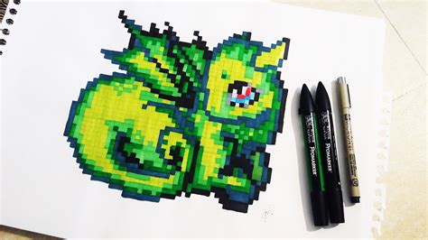 Simple Dragon Pixel Art - ornwoman