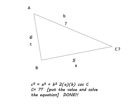 How to Use the Cosine Rule: 5 Steps (with Pictures) - wikiHow