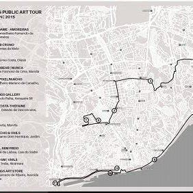 Lisbon Street Art Map by Underdogs, a privately-owned tourism company ...