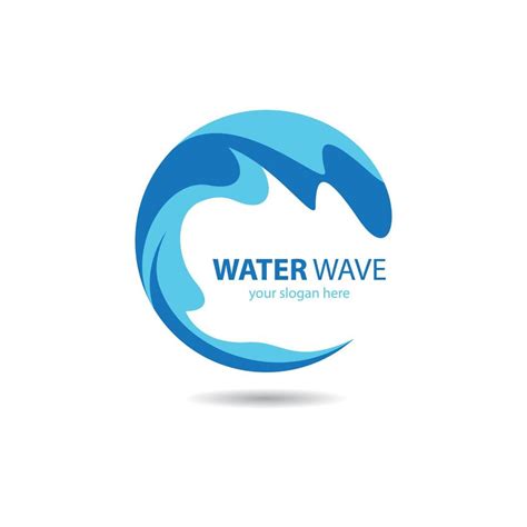 Water wave logo images 14422394 Vector Art at Vecteezy