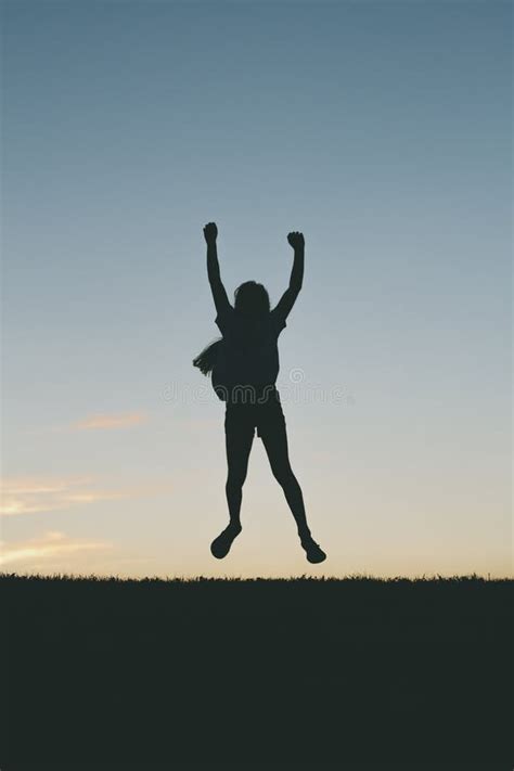 Girls Skipping Silhouette Stock Photos - Free & Royalty-Free Stock ...