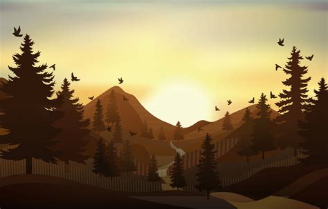 Nature Background of Mountain at Sunset 3150093 Vector Art at Vecteezy