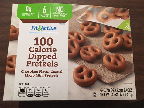 100cal Aldi Fit & Active Chocolate Covered Pretzel Packs : r/1200isplenty