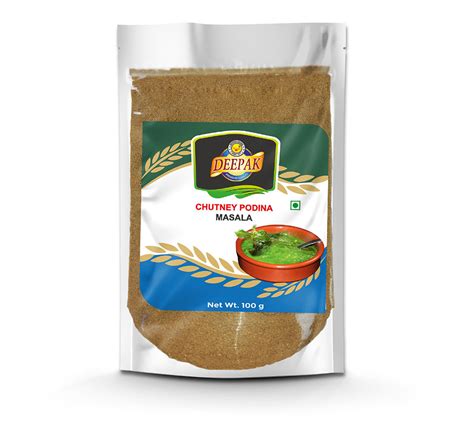 Chutney Podina Masala | Deepak Brand | SS INDIA FOODS PVT. LTD ...