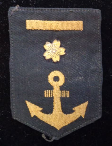 Japan Naval Seamans Rank Insignia 3rd Classline Personnel Circa