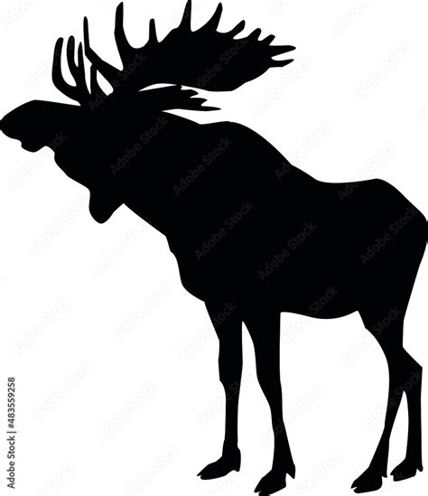 Elk Vector Graphics Collection Animals Stock Vector | Adobe Stock