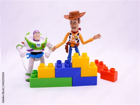 Toy story movie. Woody and Buzz Lightyear. Pixar and Disney movie toys ...