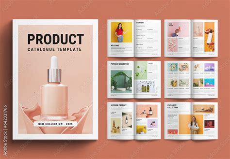 Product Catalog Template Stock Template | Adobe Stock