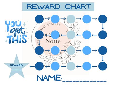 Printable Sticker Rewards Chart - Etsy