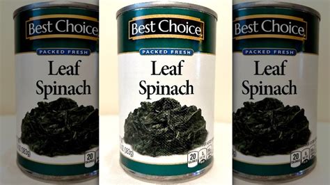 7 Canned Spinach Brands, Ranked