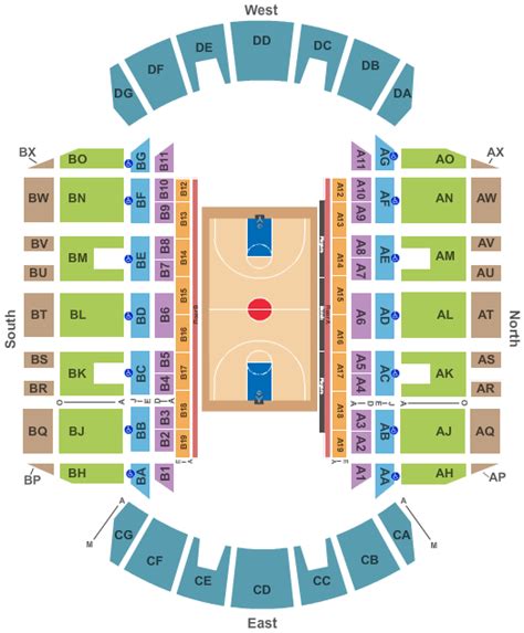 Mississippi Coliseum Seating Chart - Jackson