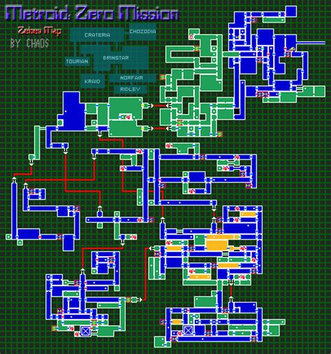 Metroid Zero Mission Chozodia Map - Maping Resources