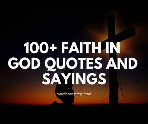 100+ Faith In God Quotes and Sayings In Hard Times - MindBootstrap