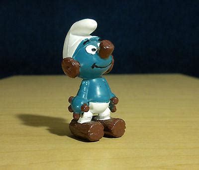 Smurfs Clockwork Smurf Mechanical Robot Handy Friend Rare Vintage ...