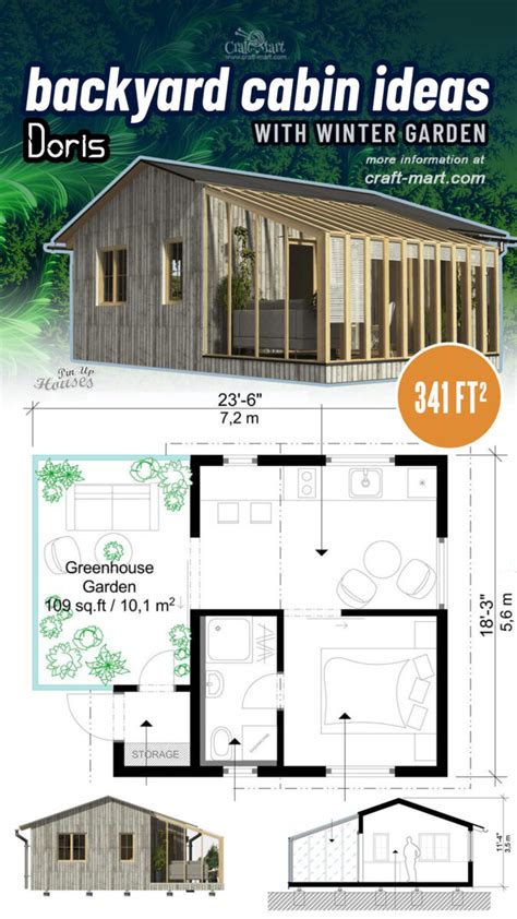 12 DIY Small Backyard Cabin and Shed Ideas and Plans - Craft-Mart