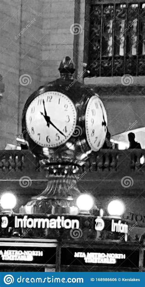 Iconic Grand Central Station Clock Stock Photo - Image of grand ...