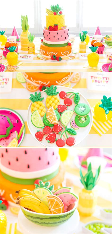 Tutti (Two-tti) Frutti Party Ideas - Pineapple Paper Co.