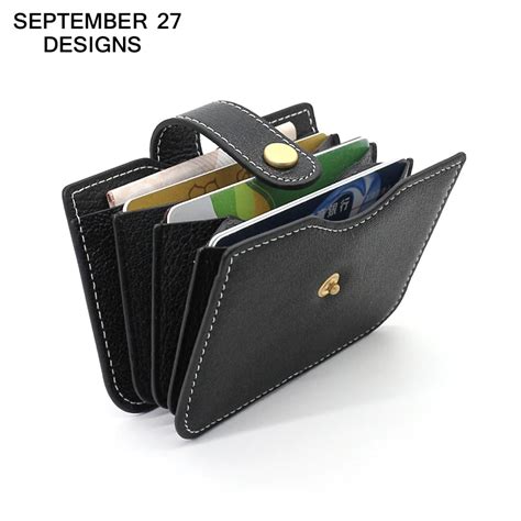 Credit Card Wallet genuine leather bank card holders women mini wallets ...