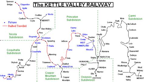 KETTLE VALLEY RAIL TRAIL - only where you have walked have you been ...