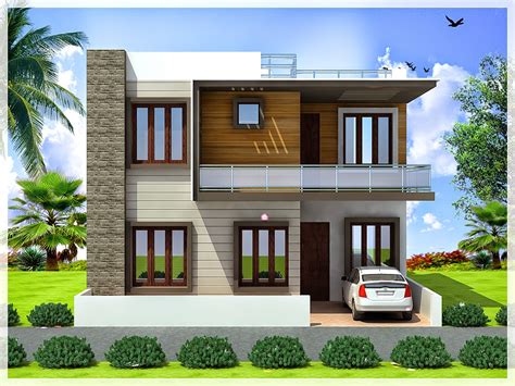 Duplex House Elevation 1592 Sq. Ft. home appliance - TRADING TIPS