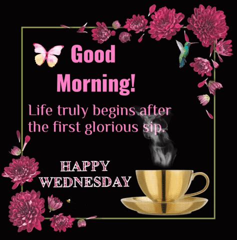 Good Morning Happy Wednesday GIF - Good morning Happy wednesday ...